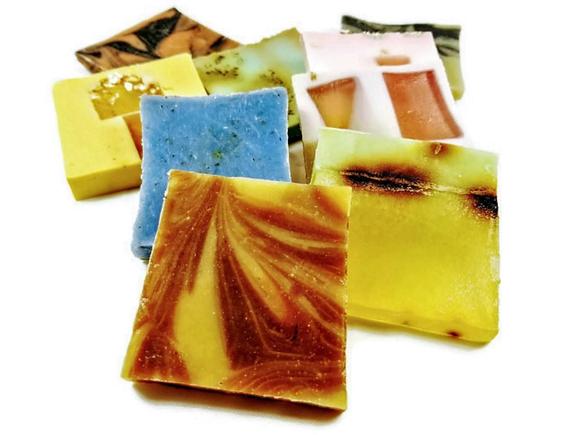 Assorted Soap Samples - Vegan and Cruelty Free Crafted of Organic Materials - DeShawn Marie Artisanal Soaps 