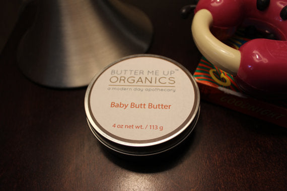 Baby Butt Butter- Organic Diaper Cream - All Natural for Sensitive Baby Skin - Diaper Rash Prevention and Treatment