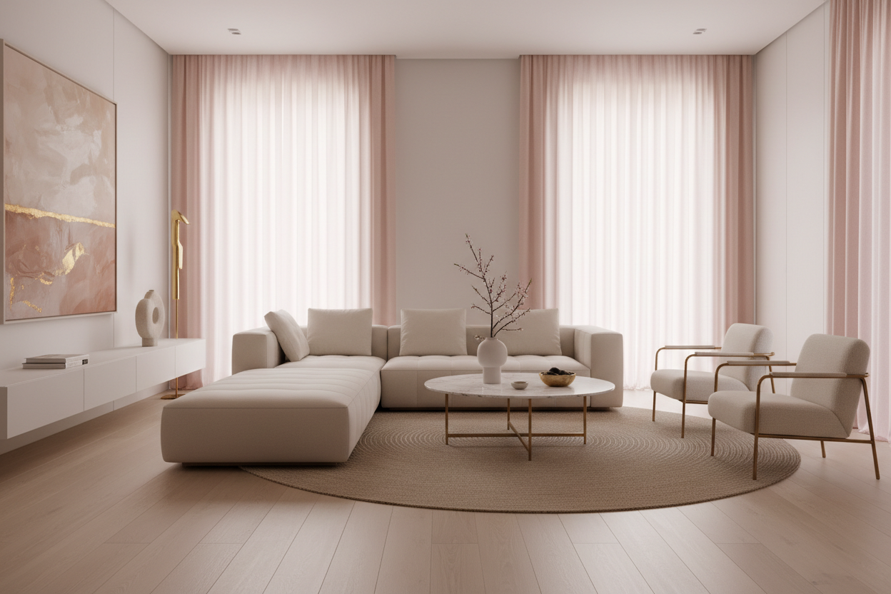 Luxe minimalist home interior