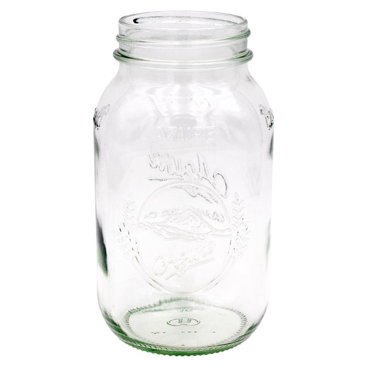 Azure Standard 32oz Regular Mouth Quart Mason Jar - Single Jar