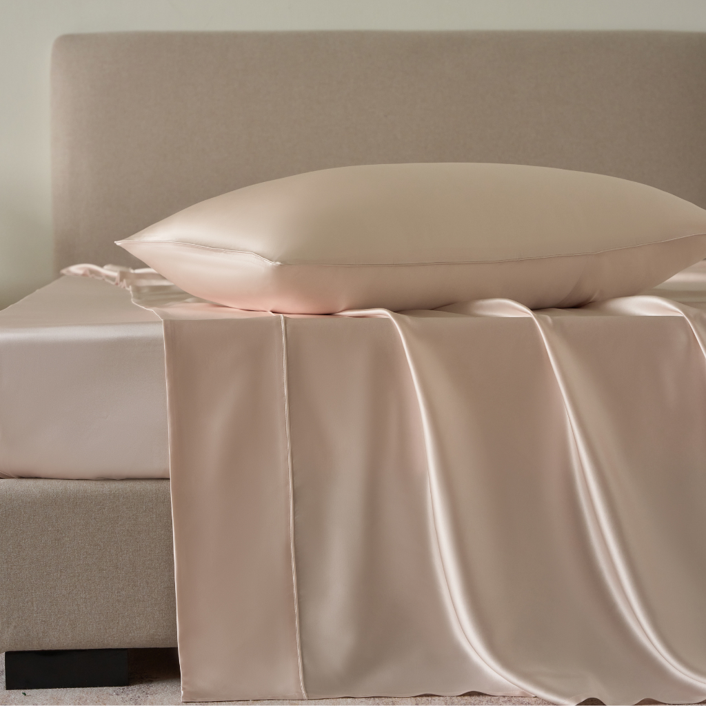 Charmeuse Silk Flat Sheet - Machine Washable