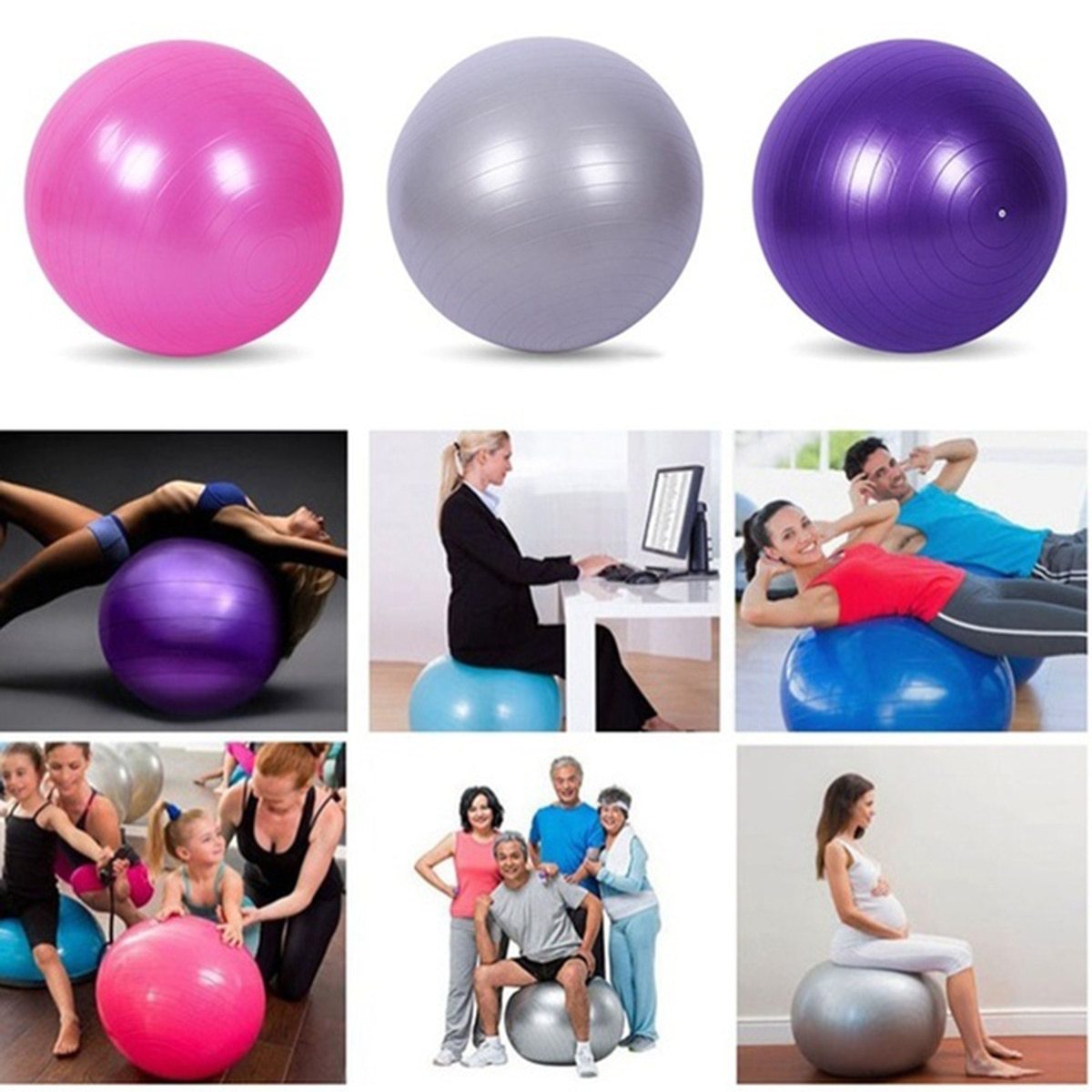 Deluxe Yoga Fitness 5 pcs Exercise Set 