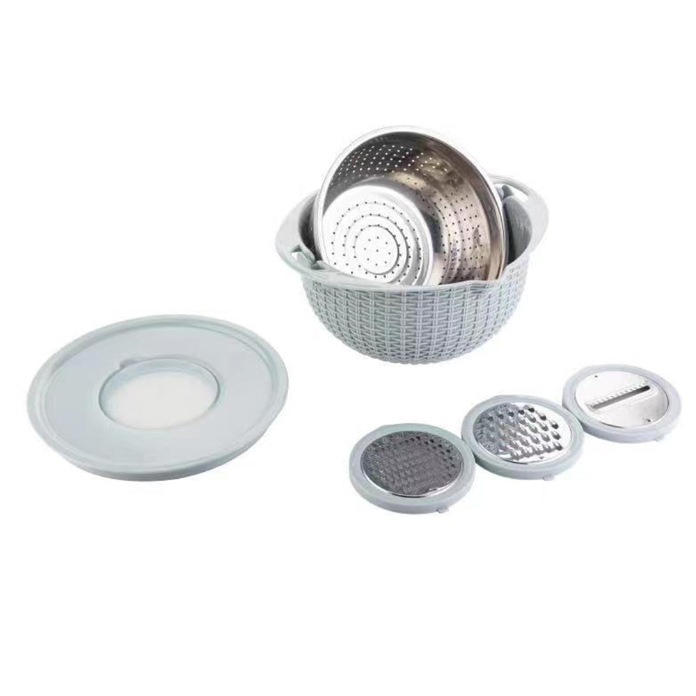 4-in-1 Stainless Steel Colander Set Versatile Kitchen Strainer_10